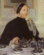 Mary Cassatt Lady at the Tea Table oil on canvas